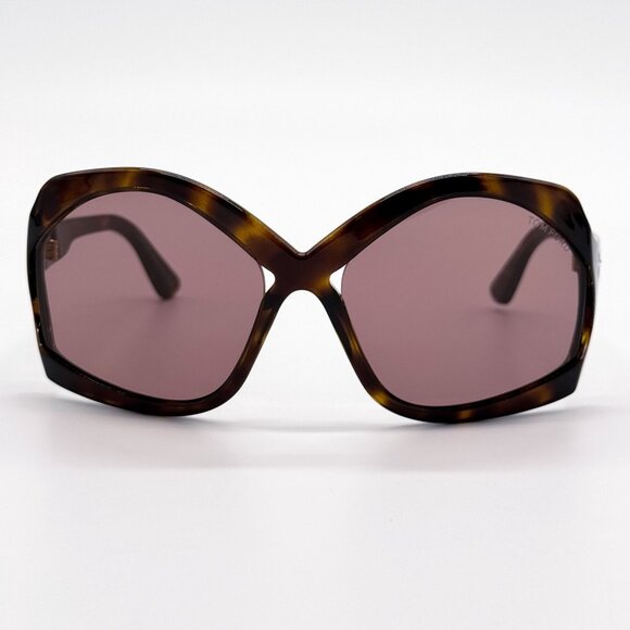 NEW TOM FORD SUNGLASSES CHEYENNE TF903 52E HAVANA WOMEN EYEWEAR FT0903/S 52E main image 9